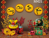 Tet Holiday Backdrop