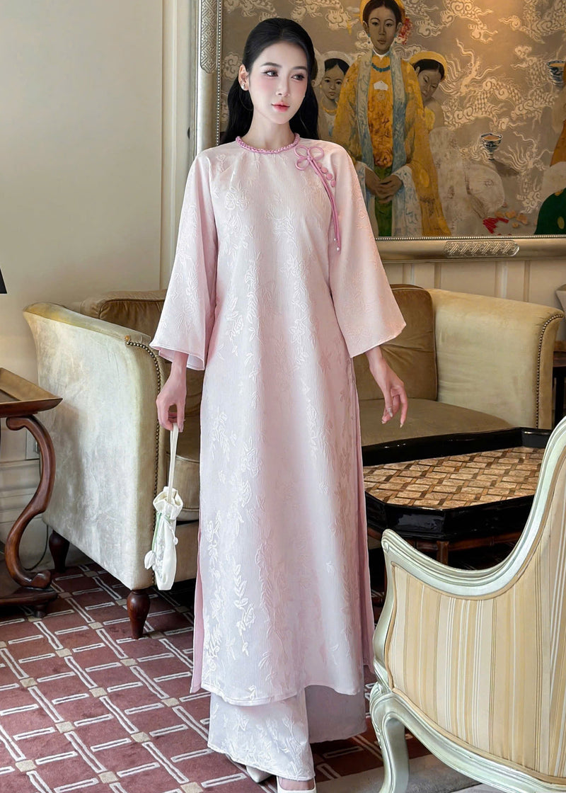 Modern Jacquard Taffeta Modernize Ao Dai