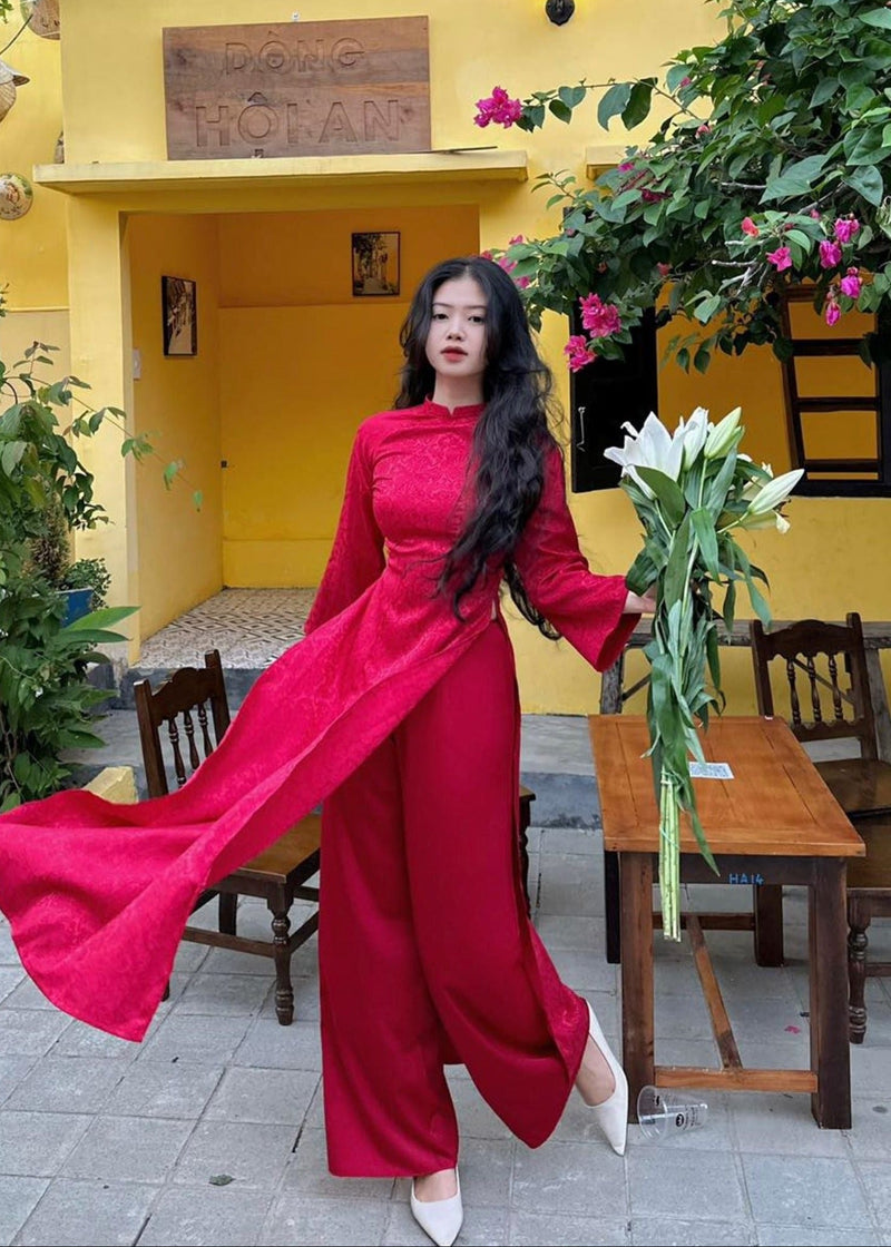 Brocade Silk Ao Dai