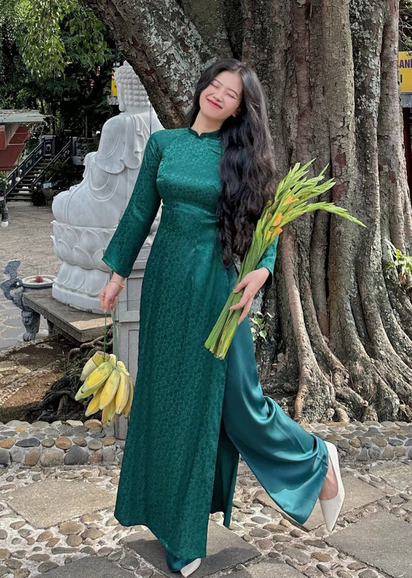 Brocade Silk Ao Dai