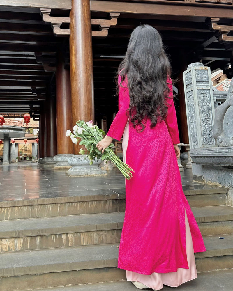Brocade Silk Ao Dai