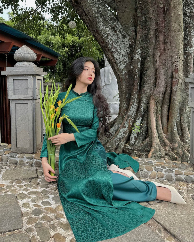 Brocade Silk Ao Dai