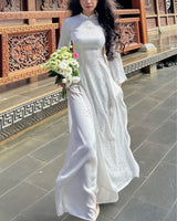 Brocade Silk Ao Dai