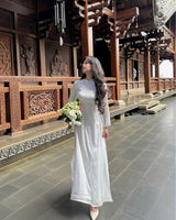Brocade Silk Ao Dai