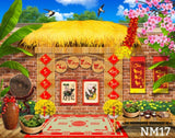 Tet Holiday Backdrop