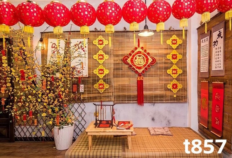 Tet Holiday Backdrop
