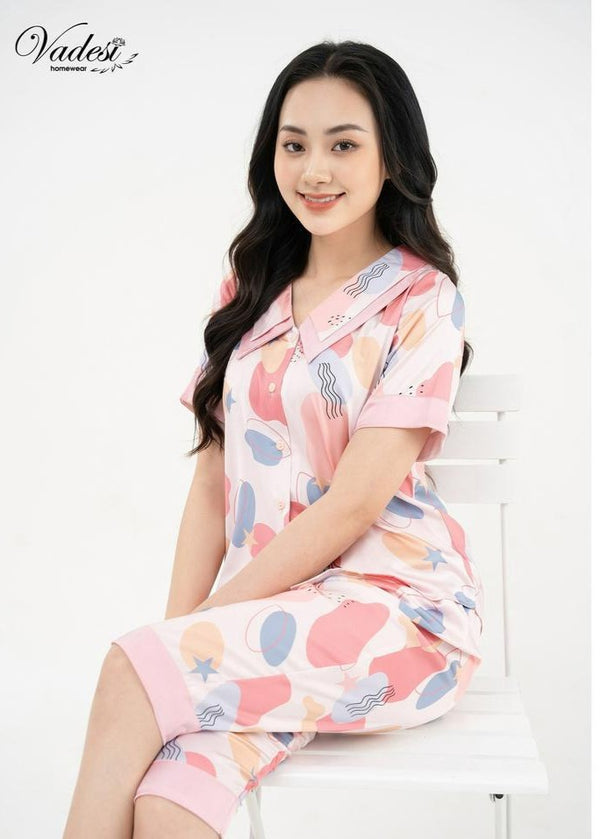 Floral Satin Pyjama Set