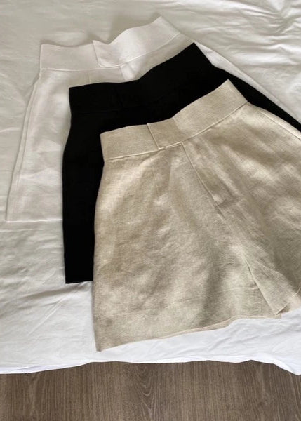 Pure Linen Shorts