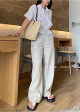 Pure Linen Pants