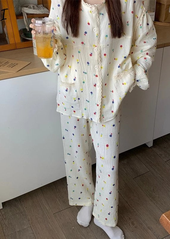 Sweet Printed Pajamas
