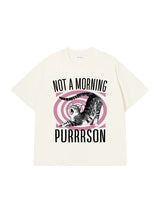 Áo Thun Not A Morning Purrrson