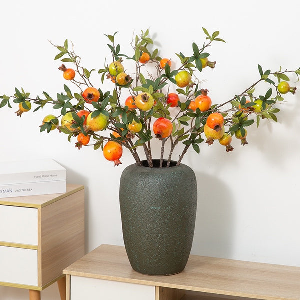 Artificial Pomegranate Fruit Branch