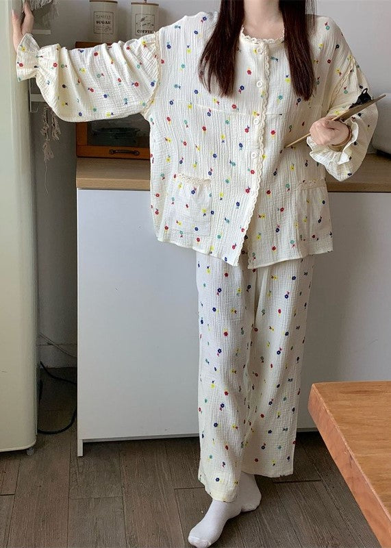 Sweet Printed Pajamas