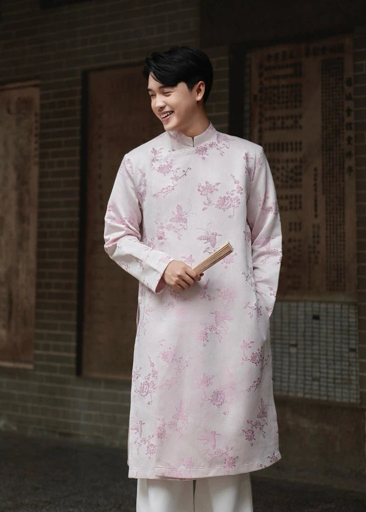 Floral Ao Dai For Men