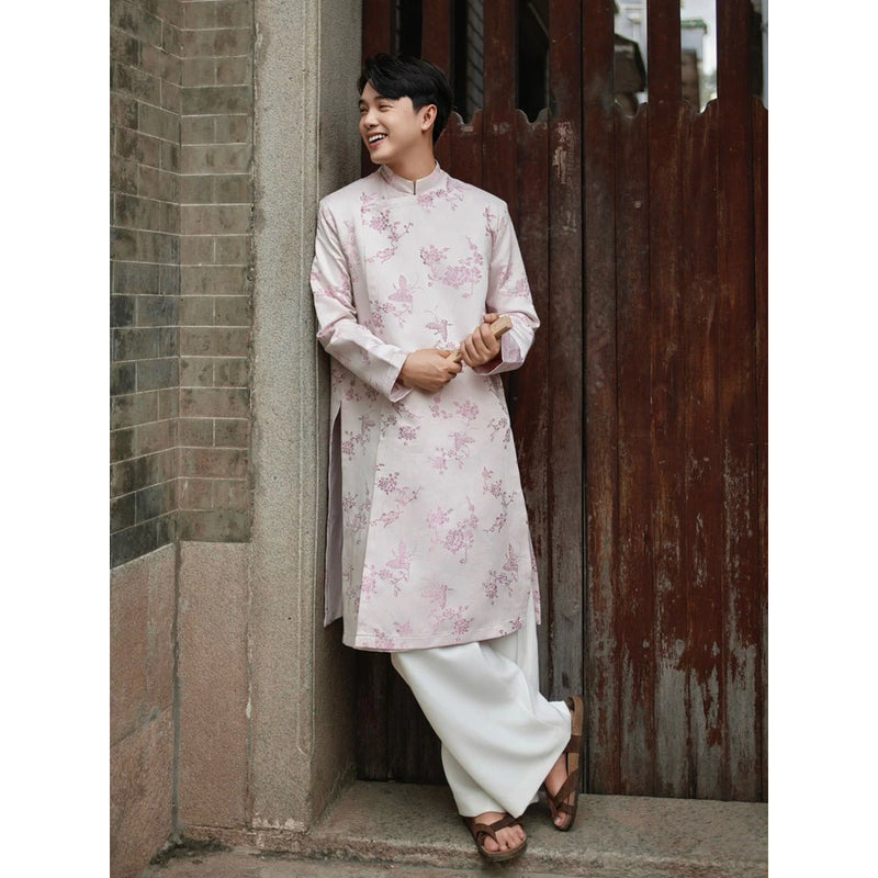 Floral Ao Dai For Men