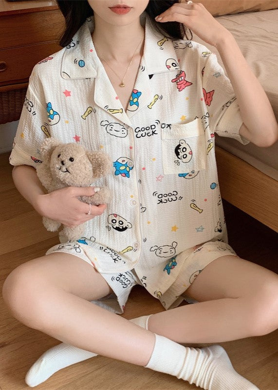 Cute Printed Pajamas