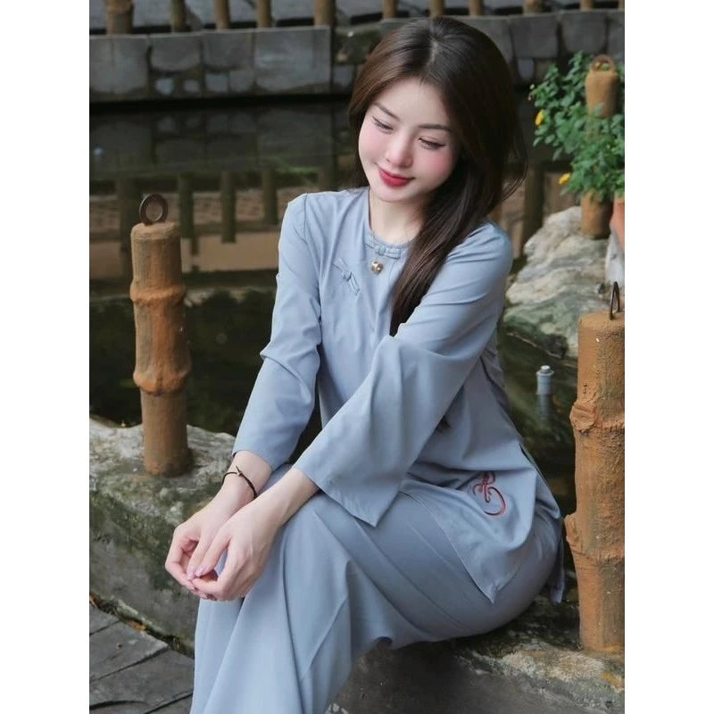 Calligraphy Letters Monk Robes