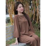 Calligraphy Letters Monk Robes