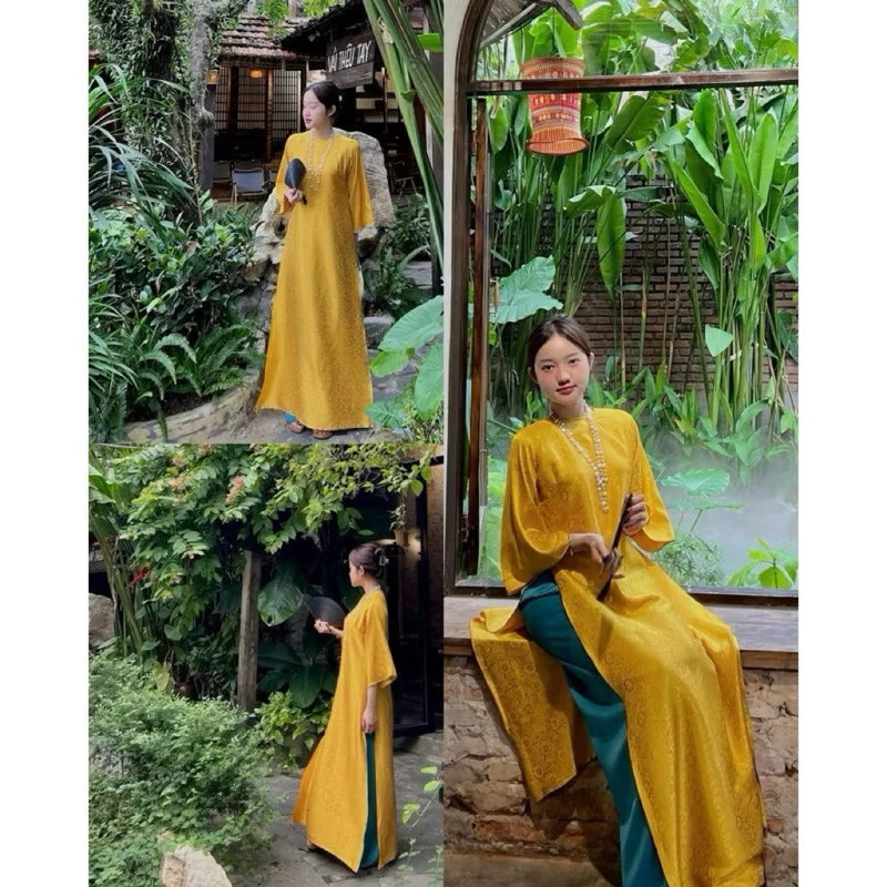 Silk Loose Ao Dai