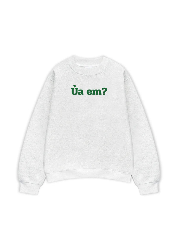 Áo Sweater Form Rộng In Uả Em ?