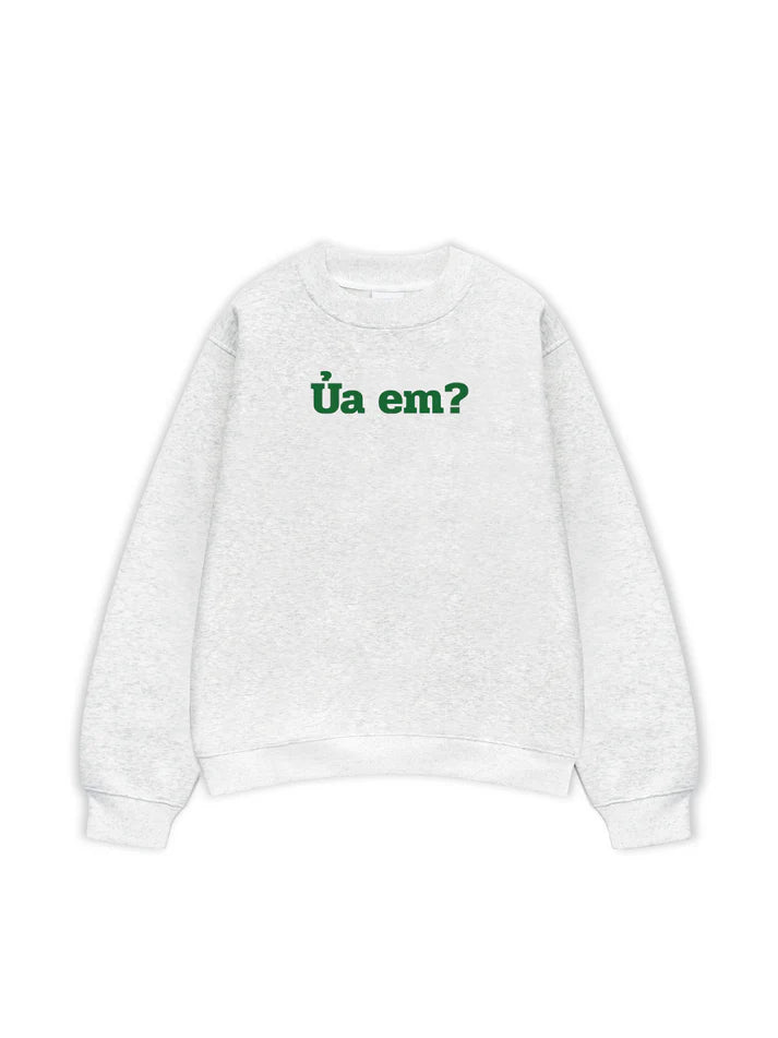 Áo Sweater Form Rộng In Uả Em ?