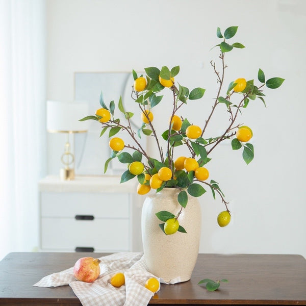 Artificial Small Lemon Tree Branch