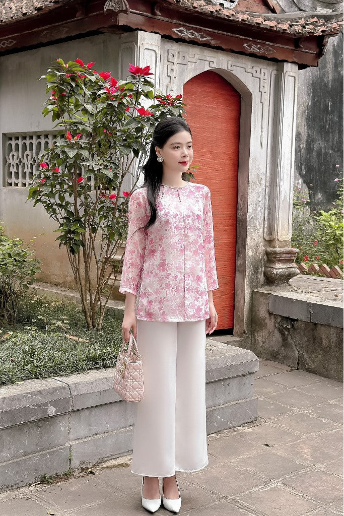 Flowers Buddhist Clothing Set