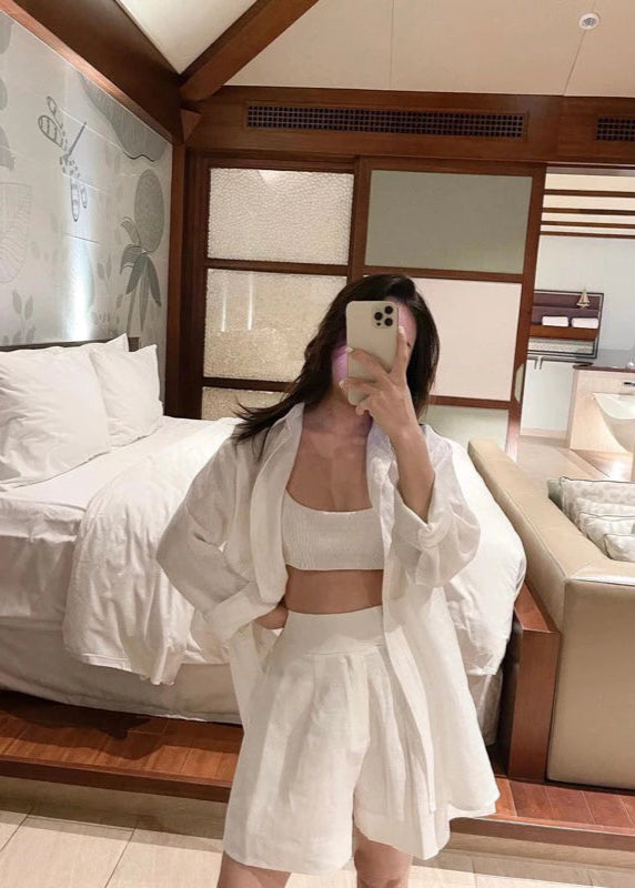 Pure Linen Shorts