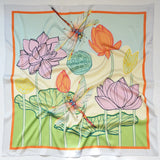 Lotus Lake Silk Scarf