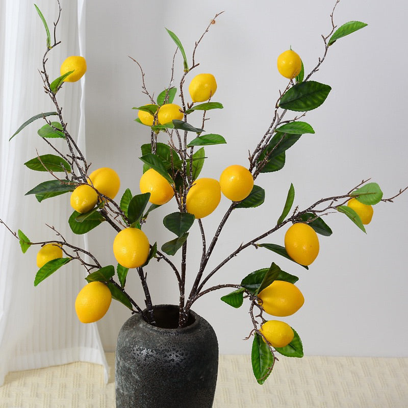 Artificial Small Lemon Tree Branch