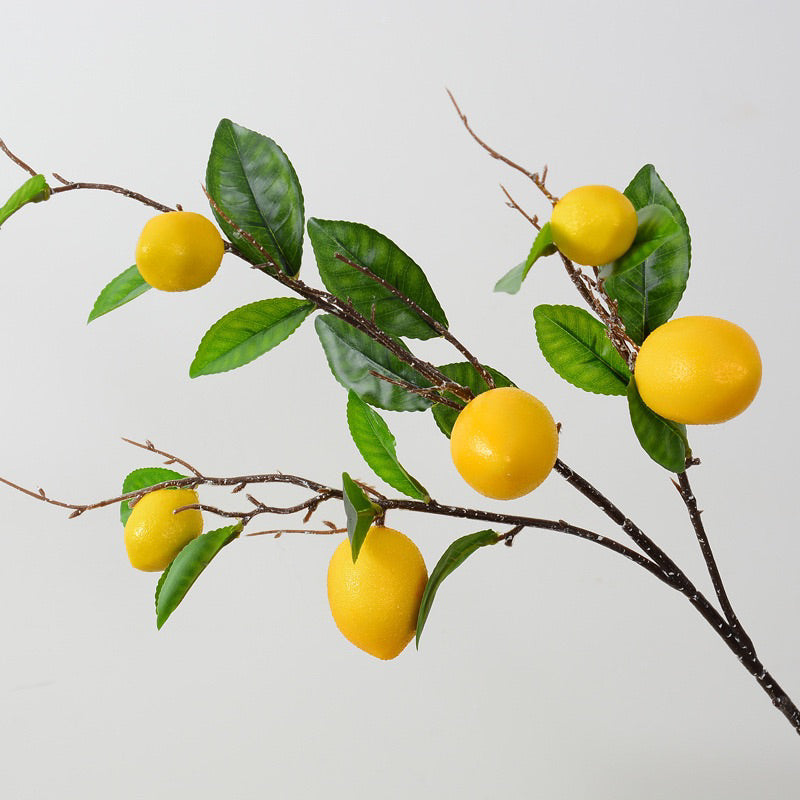 Artificial Small Lemon Tree Branch