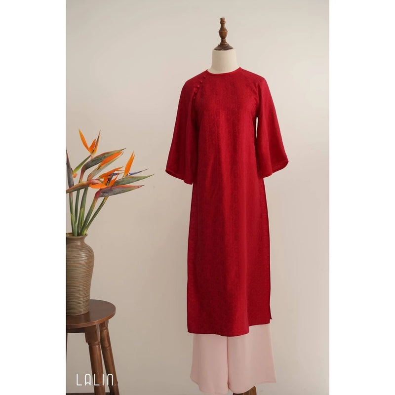 Silk Ao Dai With Bows