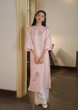 Silk Ao Dai With Bows