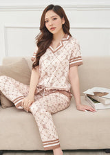 Elegent Satin Pajama Set