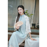Floral Loose Ao Dai
