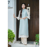 Floral Loose Ao Dai