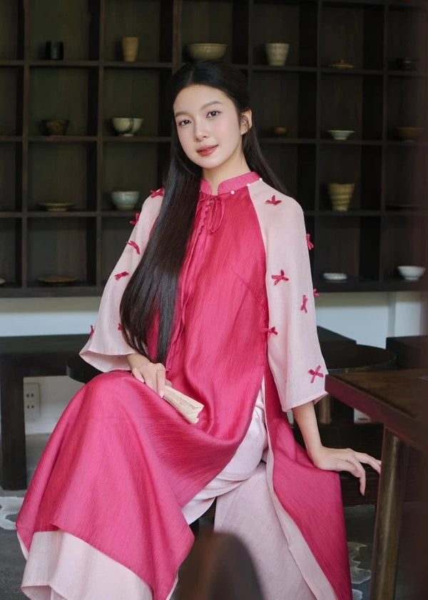 Floral Loose Ao Dai