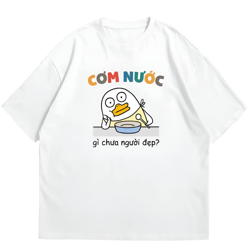 Áo Thun Cơm Nước Gì Chưa Người Đẹp