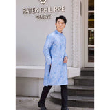 Pastel Brocade Ao Dai For Men