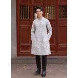 Pastel Brocade Ao Dai For Men