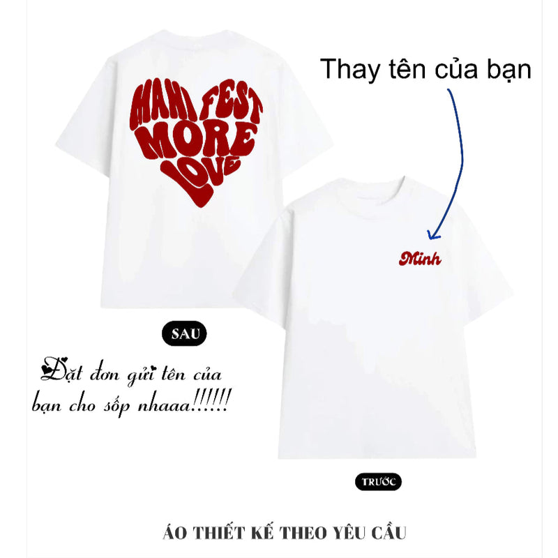 Custom Shirt With Heart
