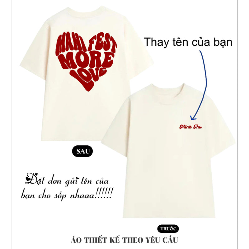 Custom Shirt With Heart