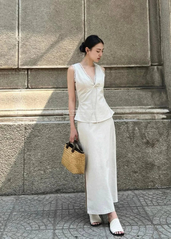 Linen Basic Skirt