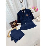 Bộ Đồ Lam Đi Chùa Pháp Phục Cách Tân