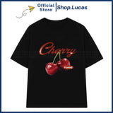 Áo Thun Mùa Hè Đi Biển Trái Cây Hình Cherry Be Yourself (Copy)