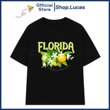 Áo Thun Mùa Hè Đi Biển Trái Cây Hình FLORIDA