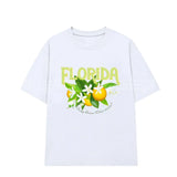 Áo Thun Mùa Hè Đi Biển Trái Cây Hình FLORIDA