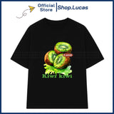 Áo Thun Mùa Hè Đi Biển Trái Cây Hình Quả KIWI