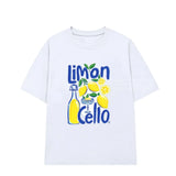 Áo Thun Mùa Hè Đi Biển Trái Cây Hình Chanh Limon Cello