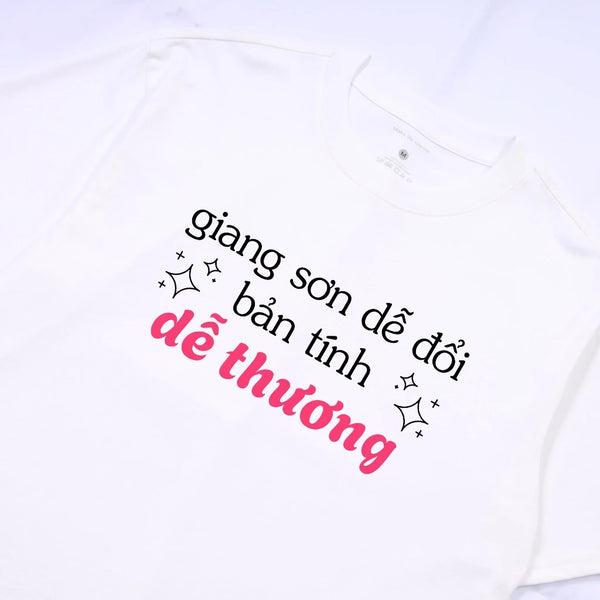 Áo Thun Giang Sơn Dễ Đổi, Bản Tính Dễ Thương